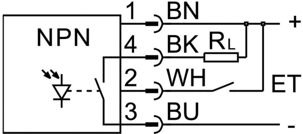 SOE4-FO-D-HF2-1N-M8 Датчик положения оптический