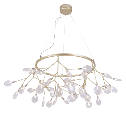 Подвесной светильник Crystal Lux EVITA SP45 D GOLD/TRANSPARENT