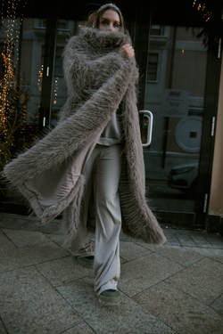 Шуба страус