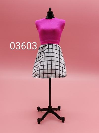 Одежда для куклы Барби винтаж платье 03603