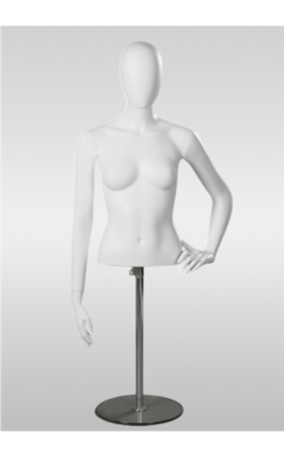 Торс женский укороченный Тина 4\Белый матовый