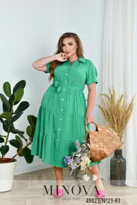 Платье 21-93-зеленый Minova