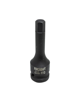 Головка-бита 6-гранная ударная 10мм,1/2'' FORCEKRAFT FK-24407810MPB