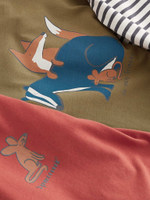 Лонгслив для мальчика Next 642-793, 3 шт., Белый, Кирпичный, Горчичный