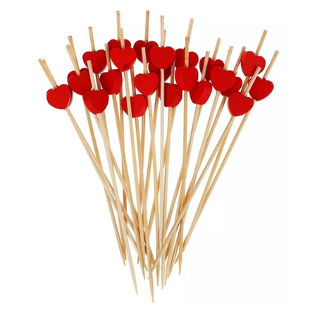 Пики-топперы «Сердце», 12 см, 50 шт