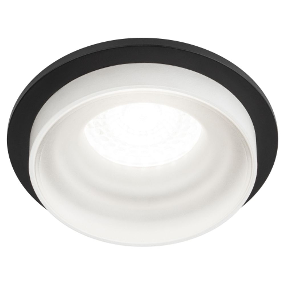 Светильник встраиваемый декоративный ЭРА DK95 BK под лампу MR16 GU5.3 черный | Декоративные встраиваемые светильники