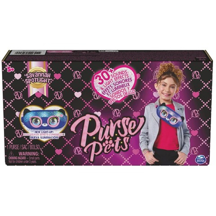 Purse Pets - Интерактивная сумочка Гепард Саванна Spotlight со звуком и светом 20141430 / артикул   26708 6066698 20141430  / GTIN 778988459492