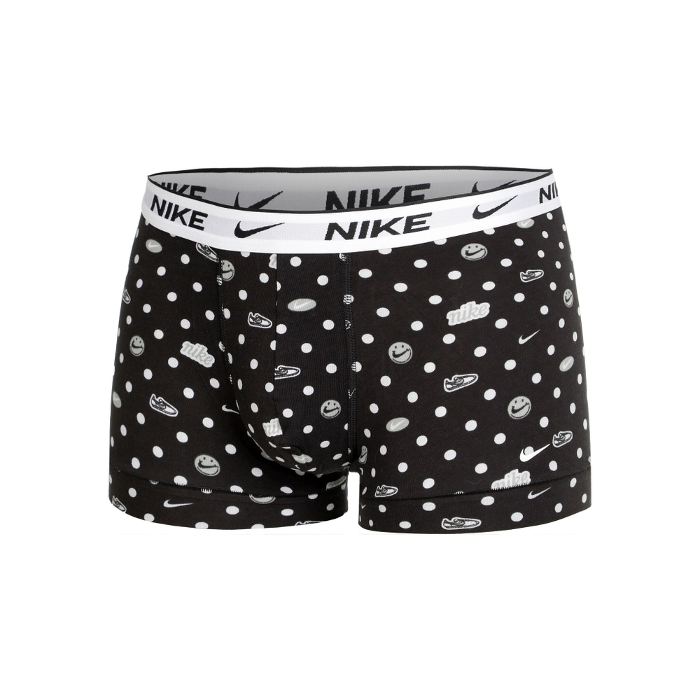 Nike Everyday Cotton Stretch Trunk Boxer Shorts 3 Pack Men - Black, White