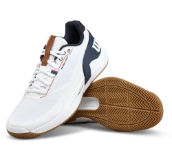Мужские кроссовки теннисные Wilson Rush Pro 5 - white/navy blazer/gum1a