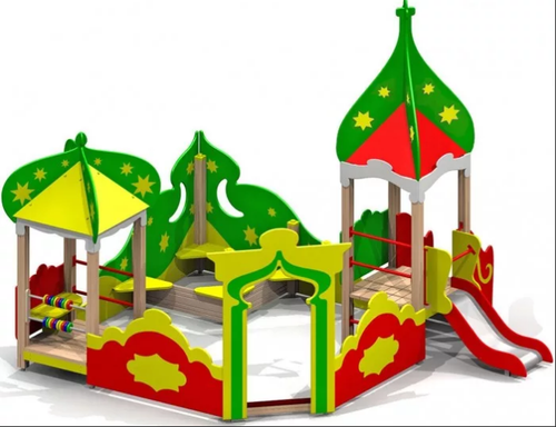 Песочный дворик с горкой «Восточная сказка»