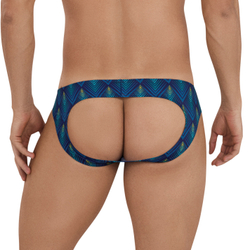 Мужские трусы джоки темно-синие с принтом Clever Moda MAGICAL JOCKSTRAP 113808