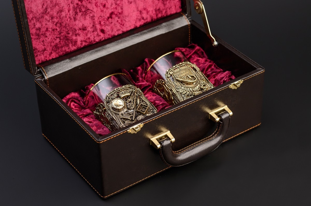 Набор стаканов для виски «Рыбалка» 2 шт.