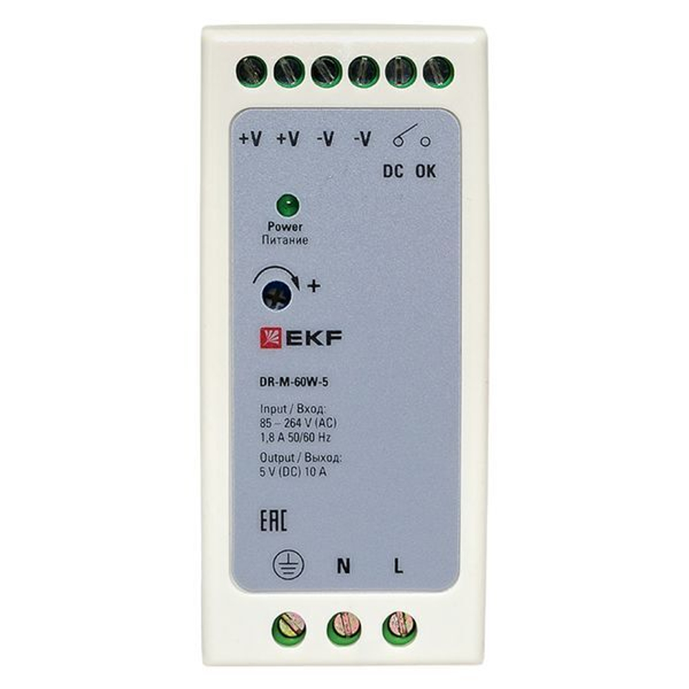 Блок питания  EKF DR-M-60W-5
