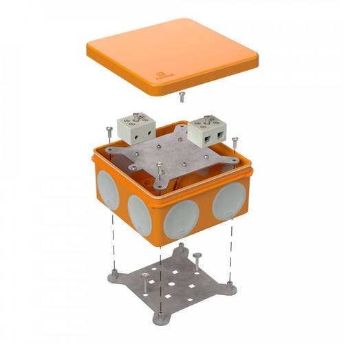 Коробка огнестойкая для о/п 60-0300-FR10.0-4 Е15-Е120 100х100х50 двухкомпонентная Промрукав