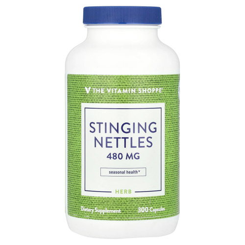 The Vitamin Shoppe, Крапива двудомная, 480 мг, 300 капсул