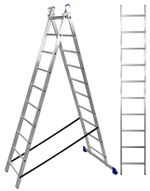 Лестница алюмин.  3секц* 10ступеней (2,84м-4,51м-6,17м) / МОНТАЖНИК
