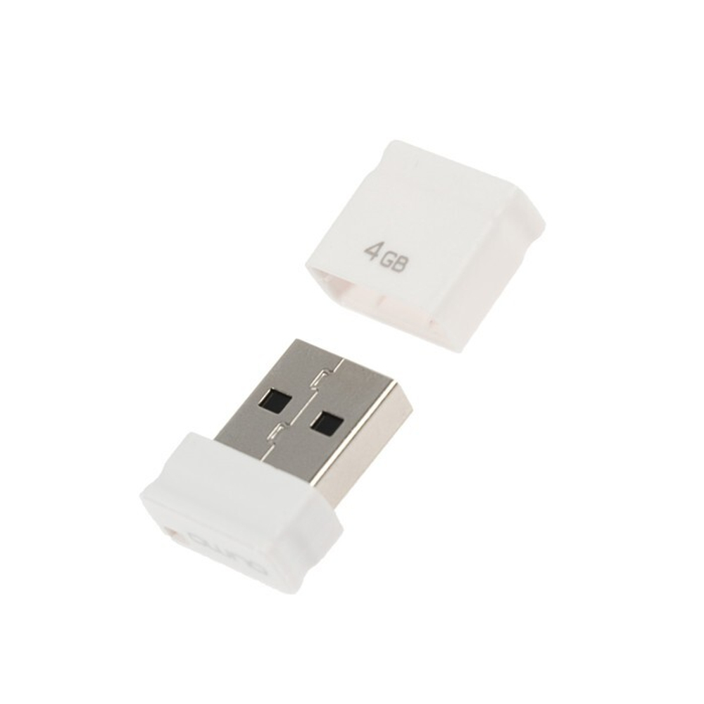USB Флешка 4Gb Qumo Nanodrive, USB 2.0, белая