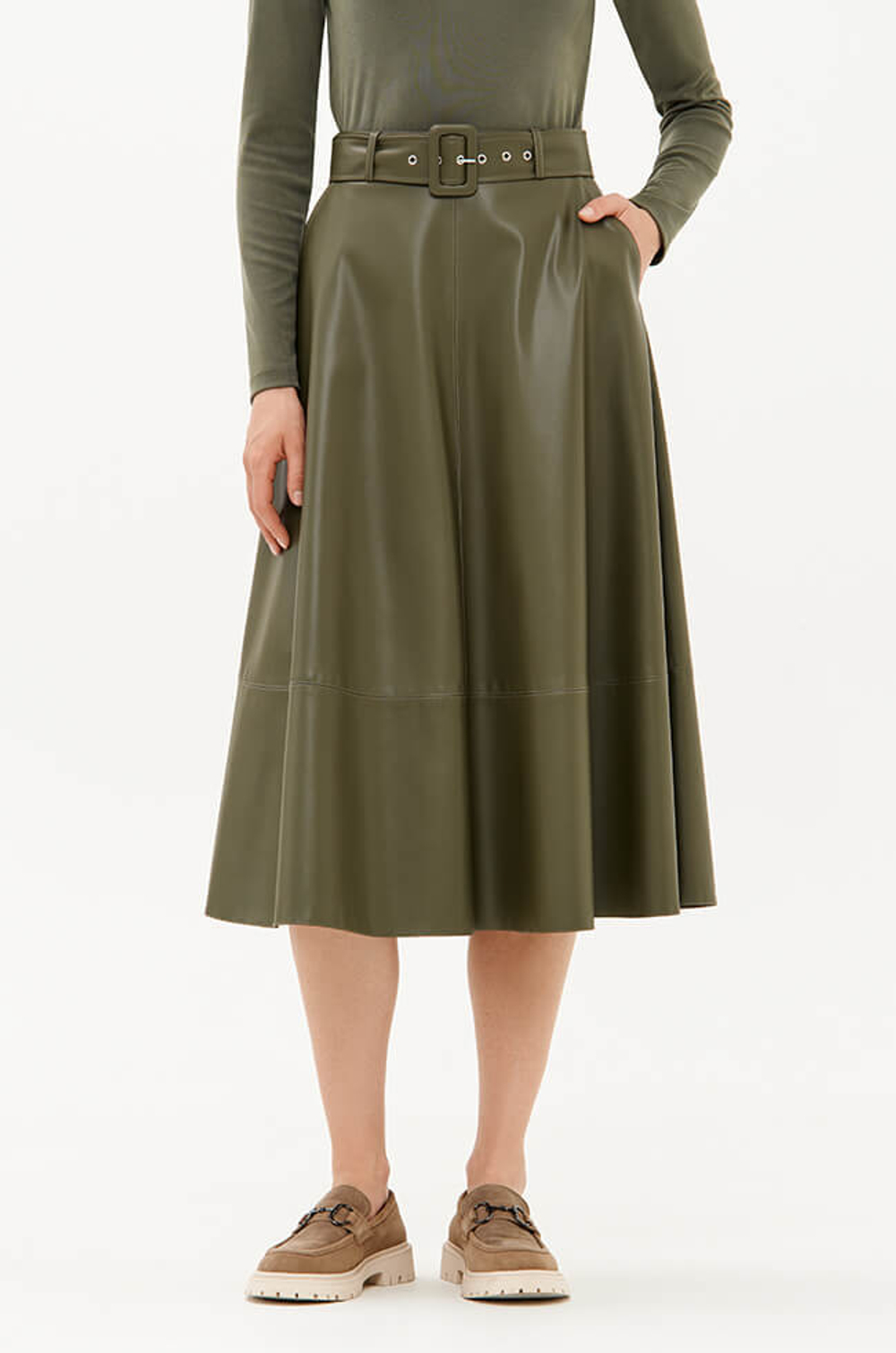 4898 Юбка женская (хаки)