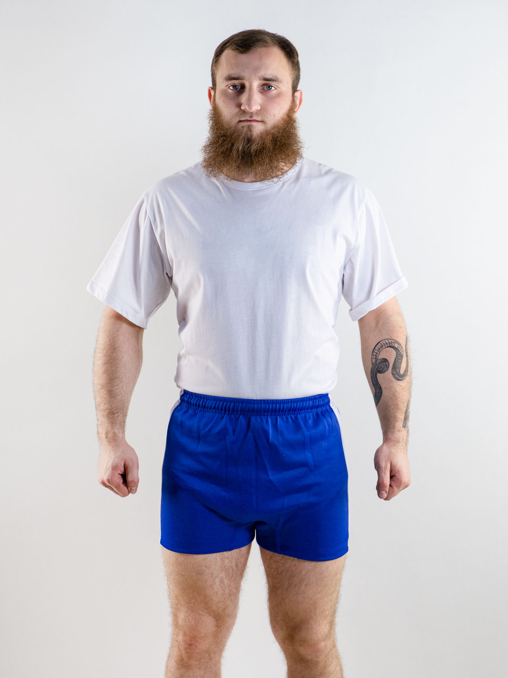 Шорты для самбо BoyBo синие, BS350