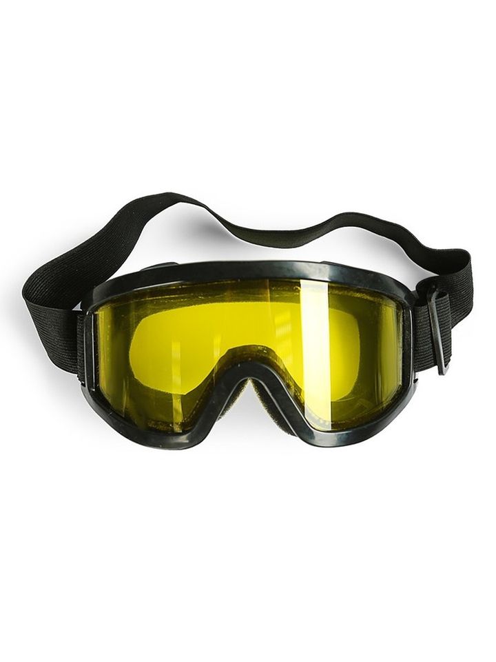 Очки-маска с желтыми линзами (черные) 3734831