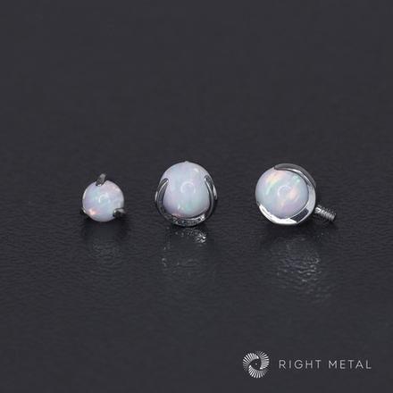 Ball 3-Prongs 3мм/4мм Opal #17