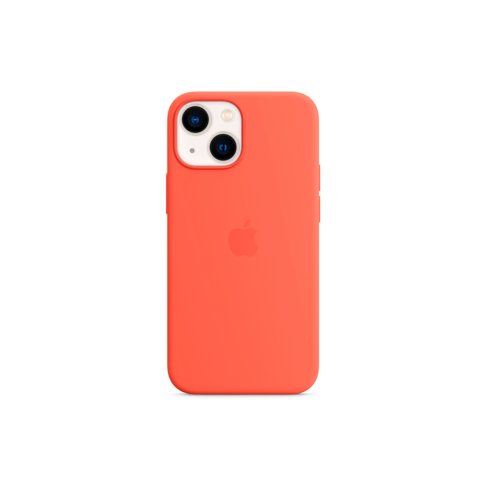 Силиконовый чехол с поддержкой MagSafe Apple Silicone Case для iPhone 13 mini, Nectarine (Спелый нектарин)