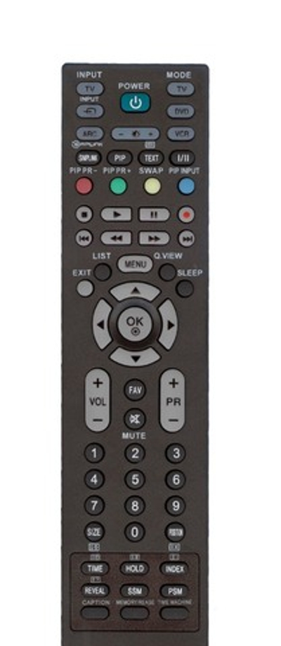 Пульт для LG RM-D 657 Uni универсальный TV/DVD/VCR