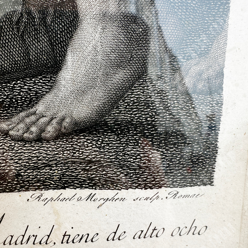 Гравюра Рафаэля Моргена "Поклонение пастухов" по оригиналу Менгса. Рим, 1791 г.