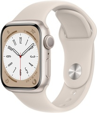 Apple Watch Series 8 45 мм, корпус из алюминия цвета «сияющая звезда»