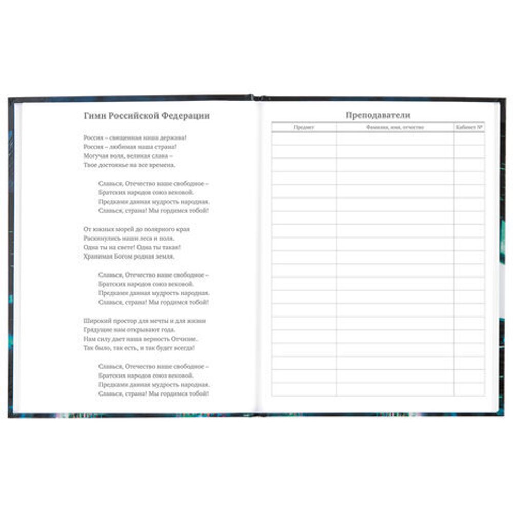 Дневник 5-11 класс 48 л., твердый, BRAUBERG, глянцевая ламинация, с подсказом, "Future", 106406
