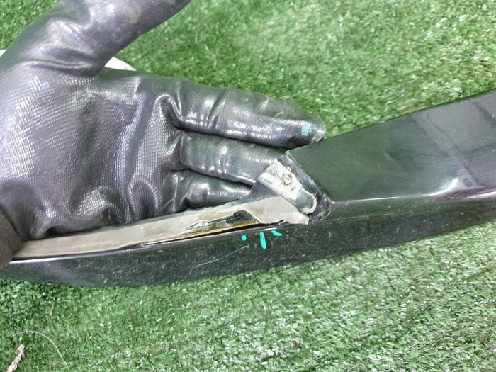 Юбка переднего бампера BMW X6 F16 (2014-2020) M Perfomace