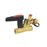 Клапан балансировочный ручной латунь FODRV Ду 32 G1 1/4" Ру25 ВР Kvs=13.2м3/ч с измерительными ниппелями Venturi BROEN 4655000H-001003