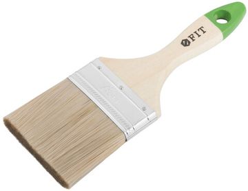 Кисть флейцевая "Микс", смешанная натуральная и искусственная щетина, деревянная ручка  3" (75 мм)