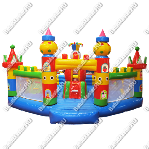 Надувной батут "Сказочный город", 5*4*3,5 м