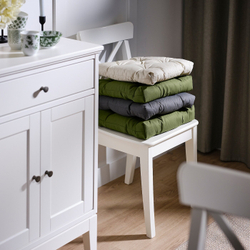 IKEA MALINDA  (ИКЕА МАЛИНДА)  -  Подушка для стула, серая, 40/35x38x7 см