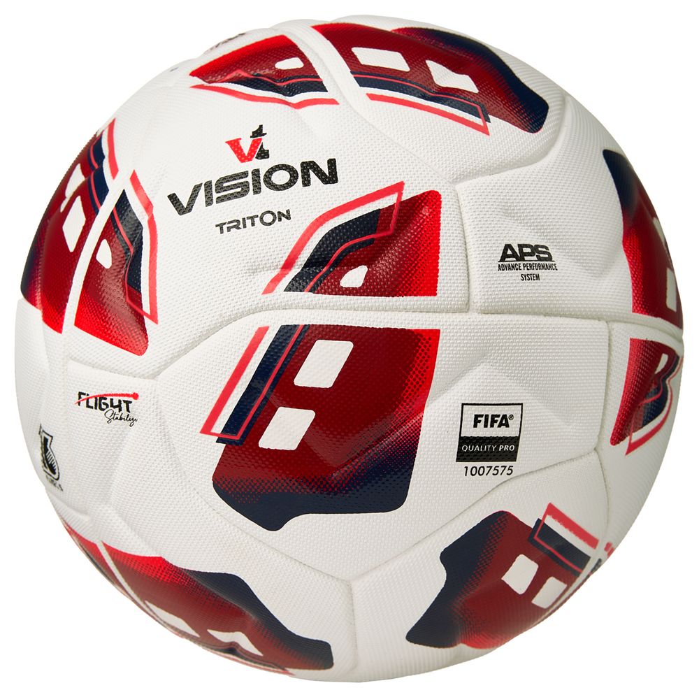 Мяч футб. VISION TRITON, FV425075, р.5,FIFA Quality Pro,MF, 16 пан, термосш.,бел-красный