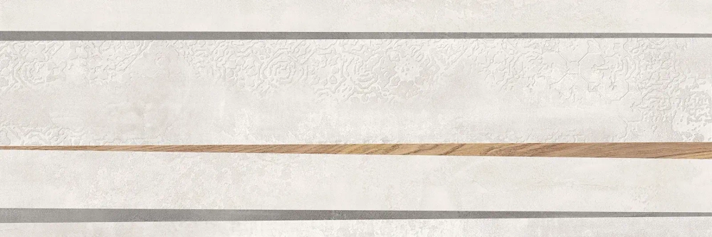 Настенная плитка Alma Ceramica TWU3090DKR14R Dakar 30x90 белая / серая / бежевая под бетон / под дерево / орнамент