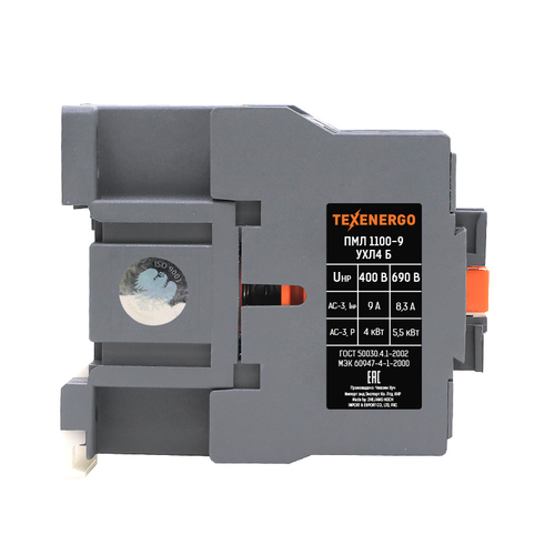 Пускатель магнитный ПМЛ 1100-09 400В 9А 1з УХЛ4 Б Теxenergo
