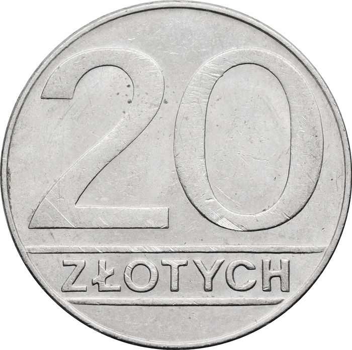 20 злотых 1990 Польша