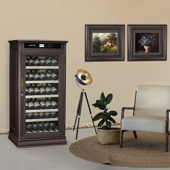 Винный холодильник Meyvel MV69-WD1-C (Dark Chocolate)