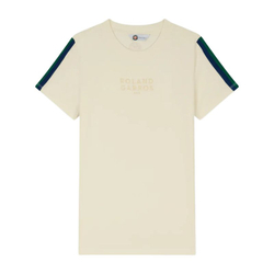 Женская теннисная футболка Roland Garros Color Lines - ecru