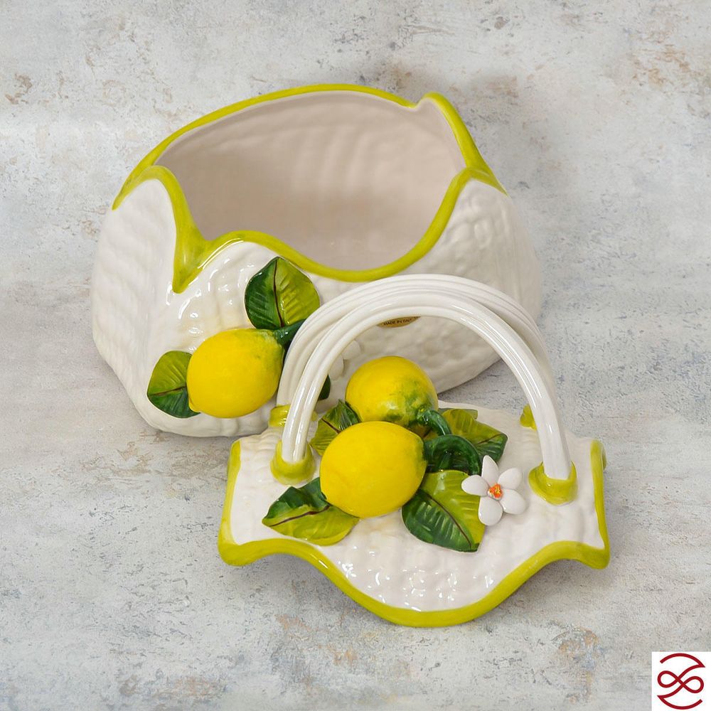 Композиция "Сумка" Orgia Лимоны 25 см