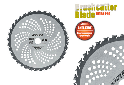 Нож для бензо/электрокосы GS-W Ultra-Pro 255x25,4x1,3 36T