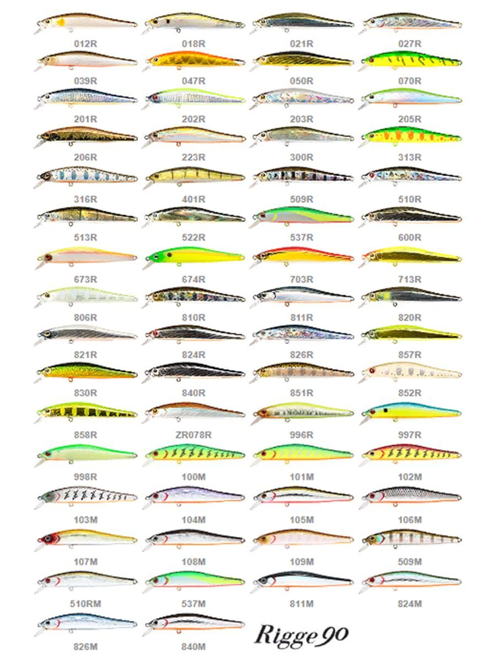 Воблер для рыбалки ZIPBAITS Rigge SP ZB-R-90SP, 90мм, 9.8гр., заглубление 0.5-1.3м., цвет 027R, суспендер