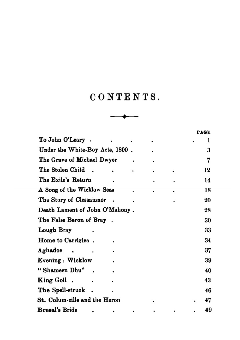 Poems and Ballads of Young Ireland | William Butler Yeats