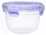 Контейнер для продуктов 0,625л герметичный круглый глубокий