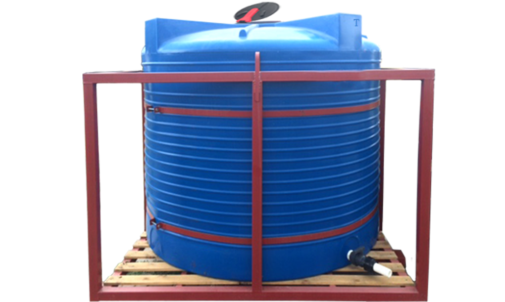 Кассета транспортная с пластиковой емкостью STERH 1х4500T 5000 л.(213x213x185см;синий) - арт.555106