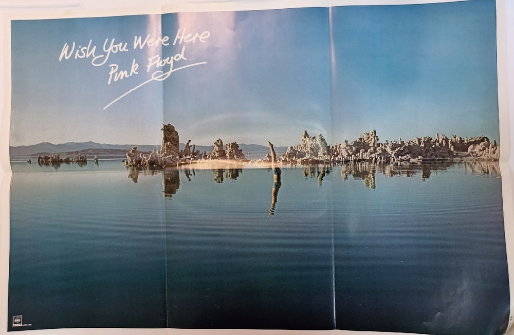 Pink Floyd Wish You Were Here (Japan 1975 postcard, poster)
