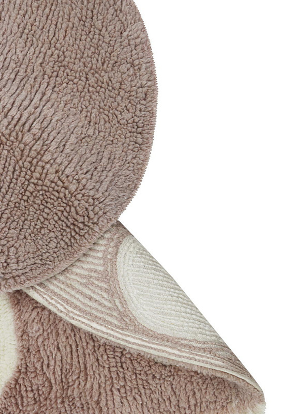 Шерстяной стираемый ковер Lorena Canals Miss Mighty Mouse 100х120 см