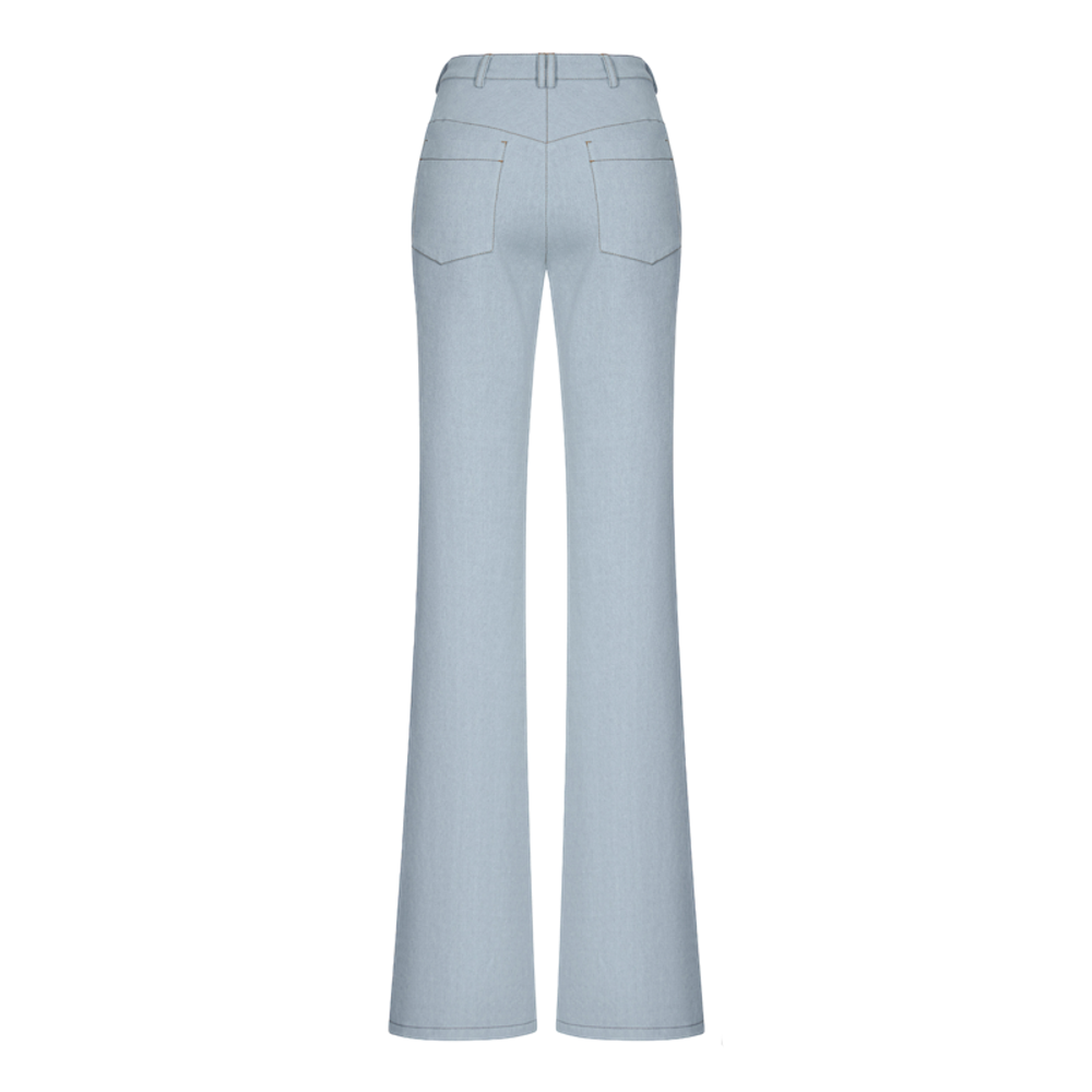 Джинсы клеш из денима